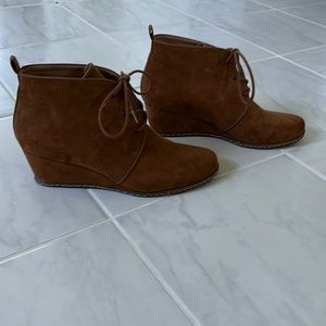 Franco Sarto Brown booties size 9.5